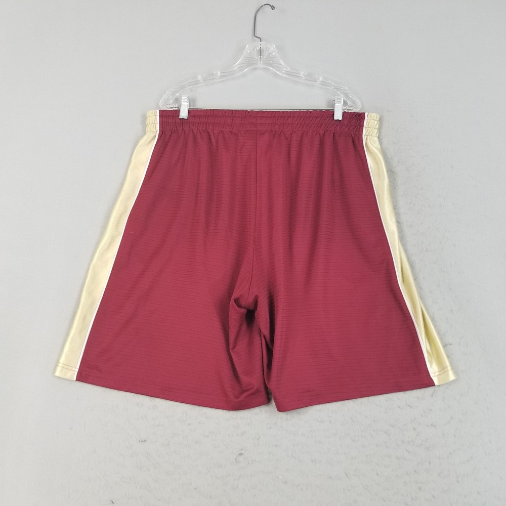 Colosseum Shorts Mens XXL Garnet‎ FSU Seminoles Athletic Mesh Florida State NCAA - Picture 4 of 11